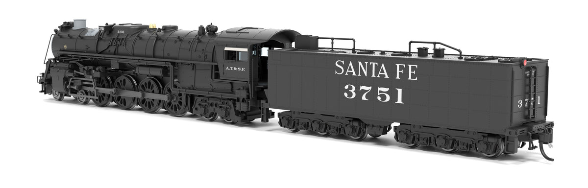 Broadway Limited Imports 9412 N ATSF 4-8-4, #3758, In Service, No-Sound / DCC-Ready - view 6