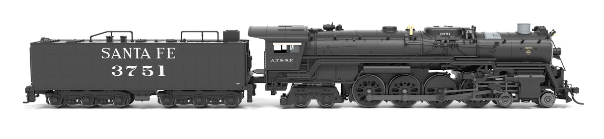 Broadway Limited Imports 9413 N ATSF 4-8-4, #3759, In Service, No-Sound / DCC-Ready - view 8