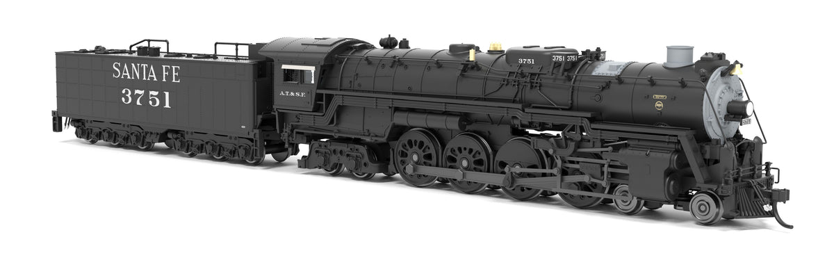 Broadway Limited Imports 9404 N ATSF 4-8-4, #3759, As Appears Today, Paragon4 Sound/DC/DCC, w/ Smoke - view 3