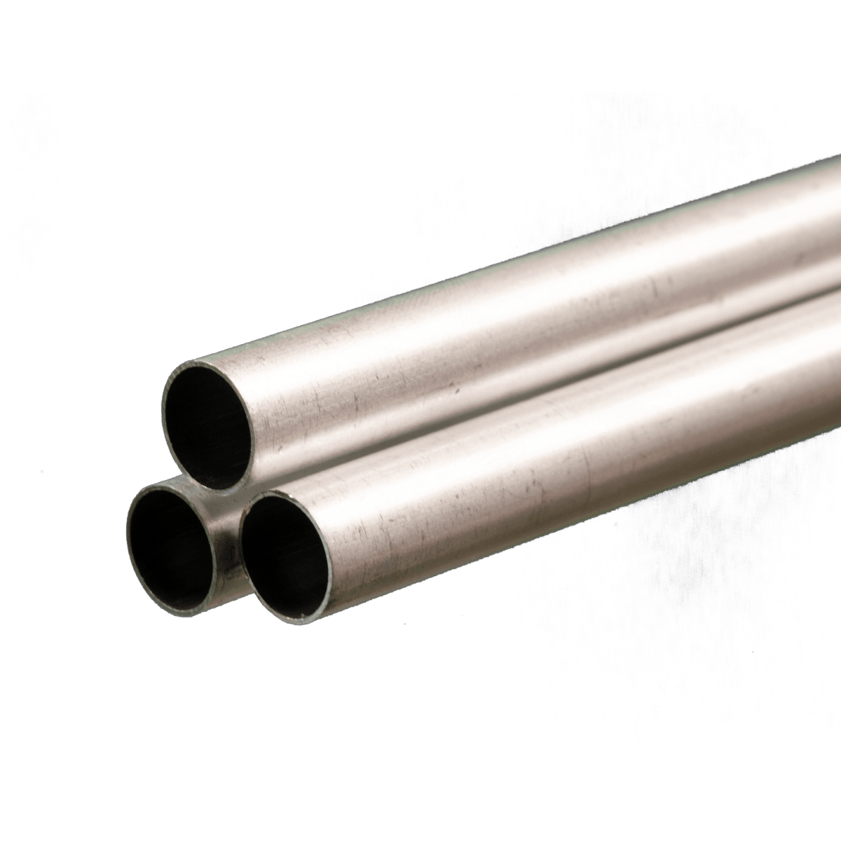 K&S 9413 Round Aluminum Tube 1/2" OD x 0.016" Wall x 36" Long (3 Pieces) - Oakville Model Trains Depot