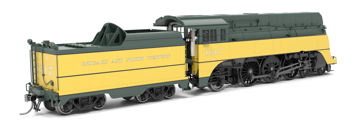 Broadway Limited Imports 9540 HO C&NW 4-6-2 "Yellow Jacket", #1617, 1942 Appearance, Paragon4 Sound/DC/DCC - view 4