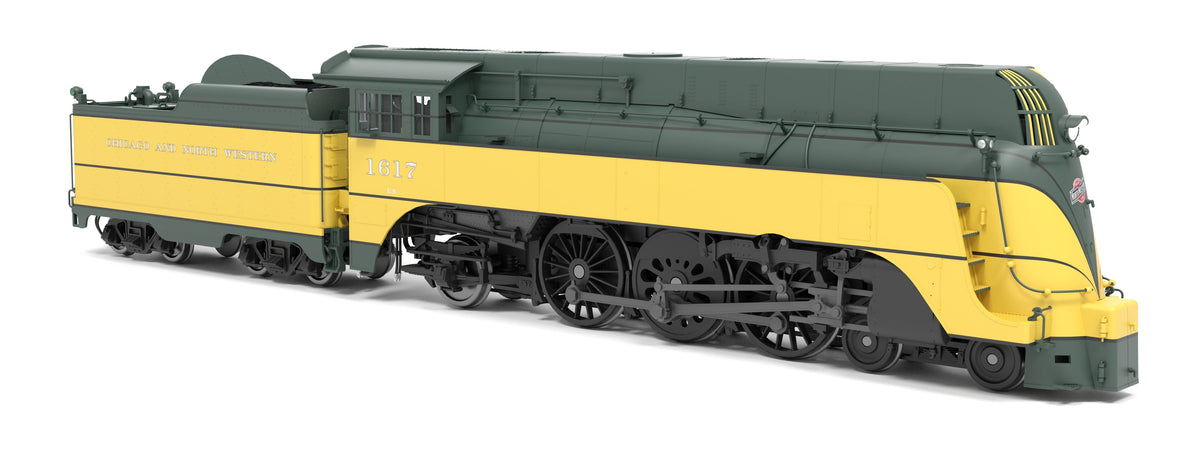 Broadway Limited Imports 9541 HO C&NW 4-6-2 "Yellow Jacket", #1617, 1942 Appearance, No-Sound / DCC-Ready - view 6