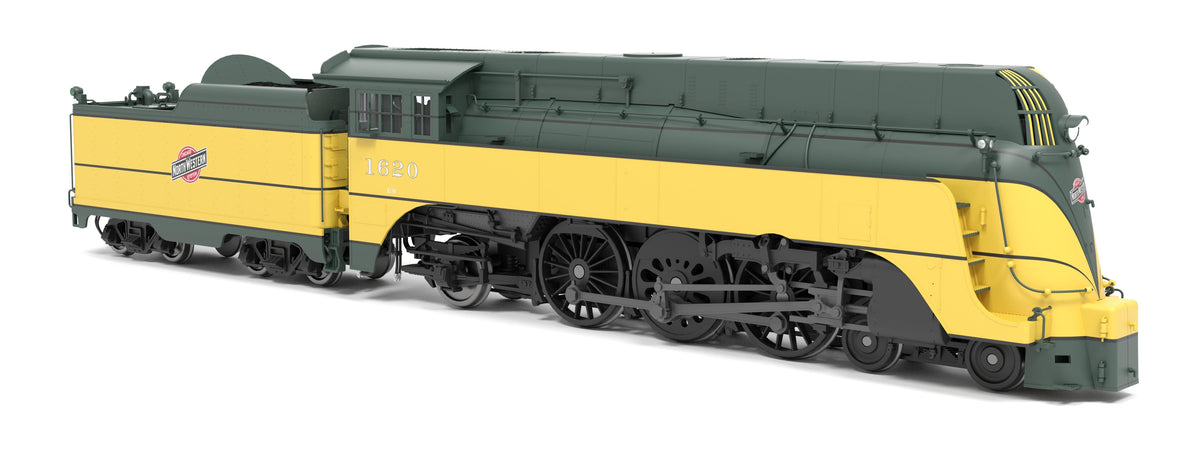 Broadway Limited Imports 9545 HO C&NW 4-6-2 "Yellow Jacket", #1617, 1944 Appearance, No-Sound / DCC-Ready - view 6