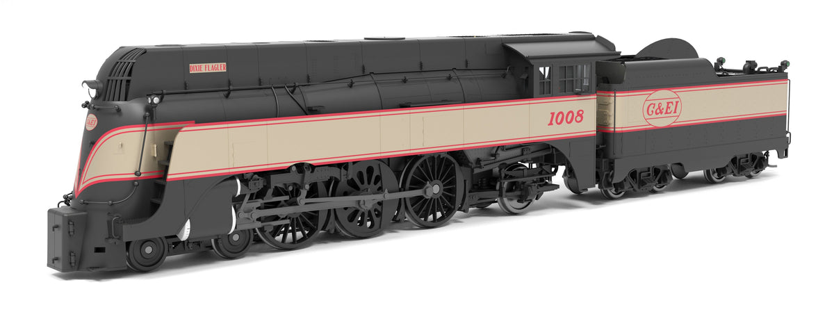 Broadway Limited Imports 9554 HO C&NW 4-6-2, C&EI #1008, "Dixie Flagler" Passenger Scheme, Paragon4 Sound/DC/DCC (Fantasy Paint Scheme)
