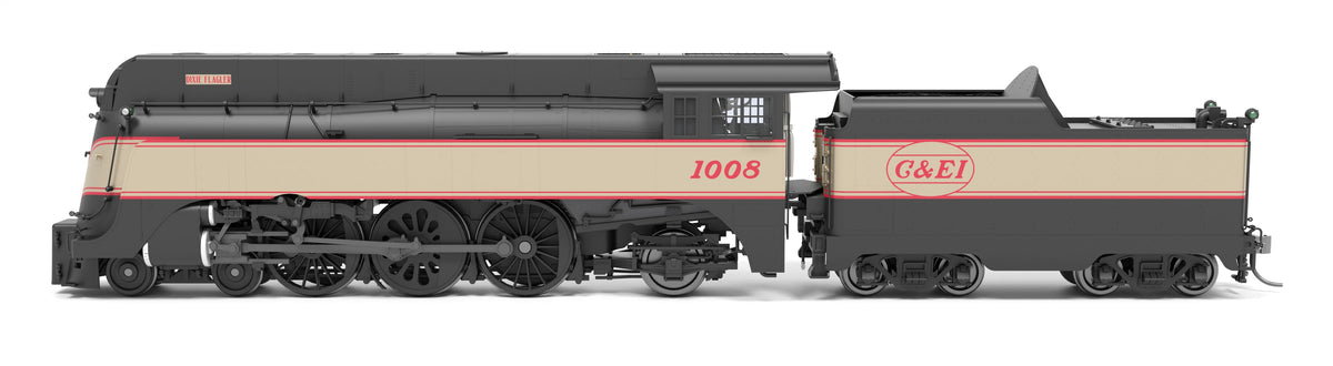 Broadway Limited Imports 9555 HO C&NW 4-6-2, C&EI #1008, "Dixie Flagler" Passenger Scheme, No-Sound / DCC-Ready (Fantasy Paint Scheme) - view 3