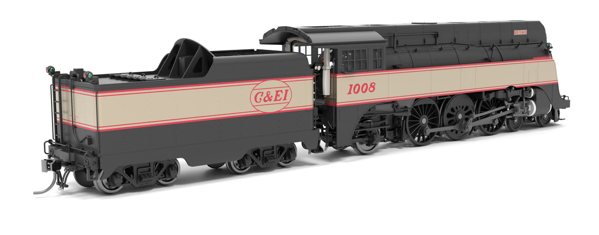 Broadway Limited Imports 9554 HO C&NW 4-6-2, C&EI #1008, "Dixie Flagler" Passenger Scheme, Paragon4 Sound/DC/DCC (Fantasy Paint Scheme) - view 6