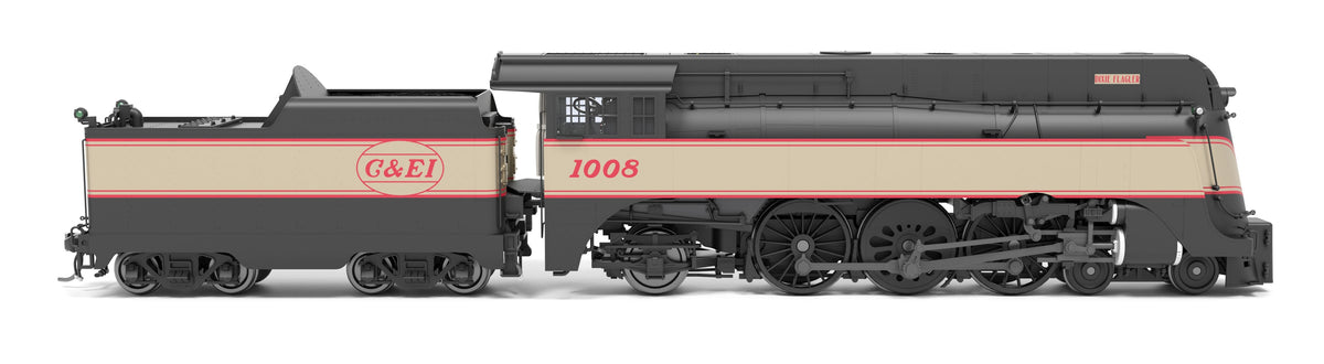 Broadway Limited Imports 9554 HO C&NW 4-6-2, C&EI #1008, "Dixie Flagler" Passenger Scheme, Paragon4 Sound/DC/DCC (Fantasy Paint Scheme) - view 7