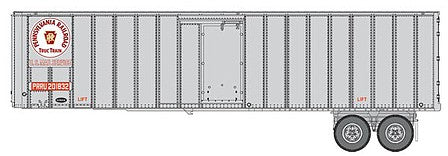 Walthers SceneMaster 2609 HO Scale Flexi-Van 40' Trailer 2-Pk Pennsylvania