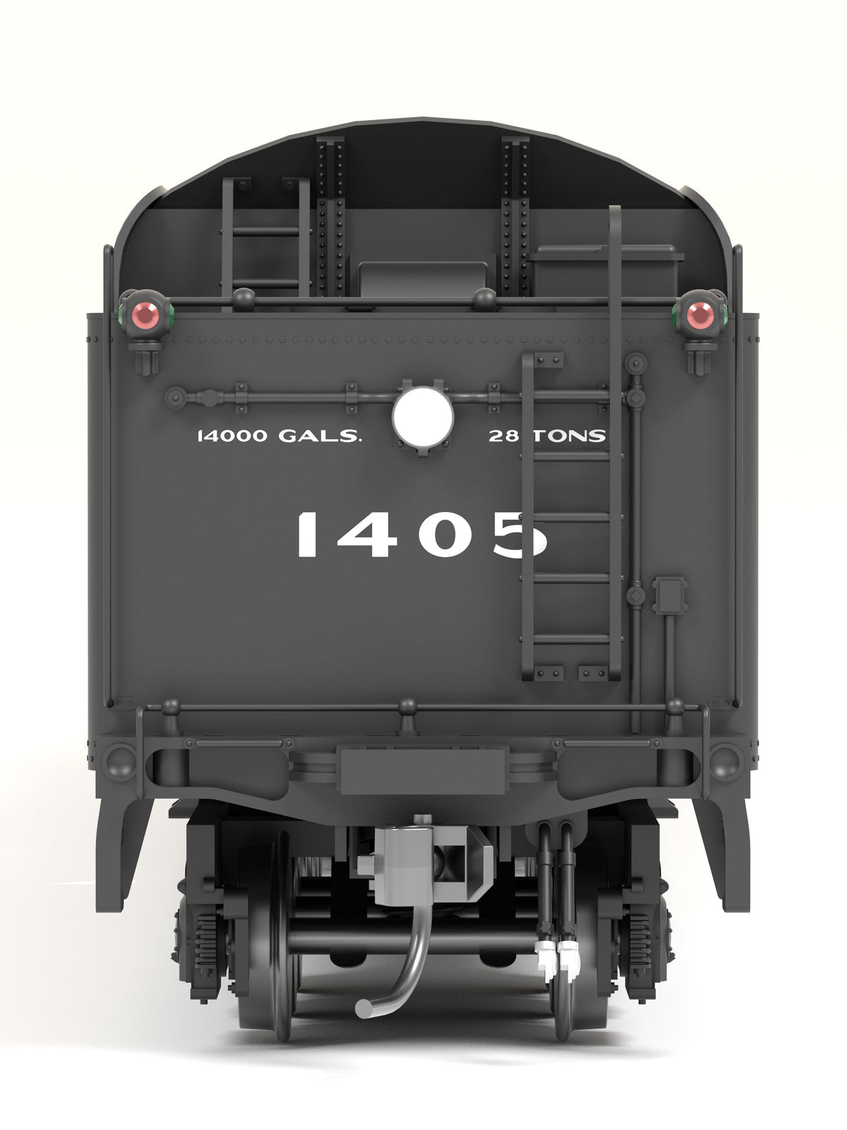 Broadway Limited Imports 9604 HO Boston & Albany A-1a Berkshire 2-8-4 (Brass-Hybrid), B&A #1405, Post-1946 Appearance, 6-Axle Tender, Block Lettering, Paragon4 Sound/DC/DCC, Smoke — view 8