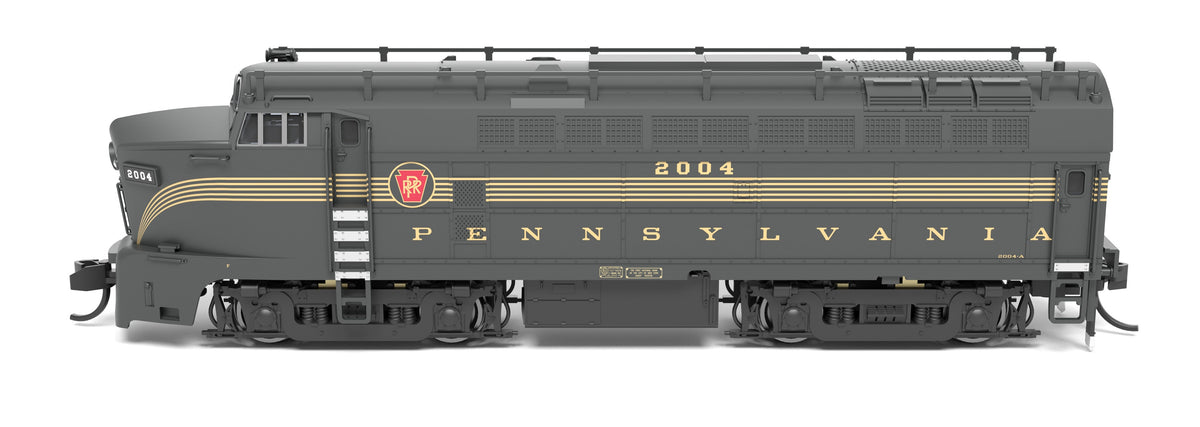 Broadway Limited Imports 9621 N PRR Sharknose, BF-16 A/B set, 2008-A/2008-B, DGLE 5-Stripe, A-unit Paragon4 Sound/DC/DCC, Unpowered B - view 4
