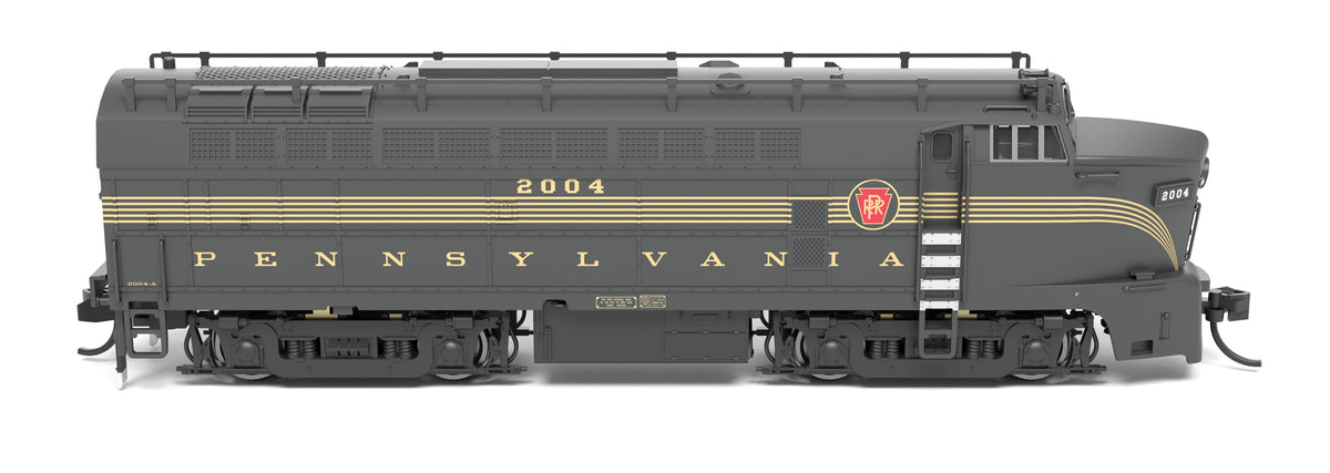 Broadway Limited Imports 9620 N PRR Sharknose, BF-16 A/B set, 2004-A/2004-B, DGLE 5-Stripe, A-unit Paragon4 Sound/DC/DCC, Unpowered B - view 6