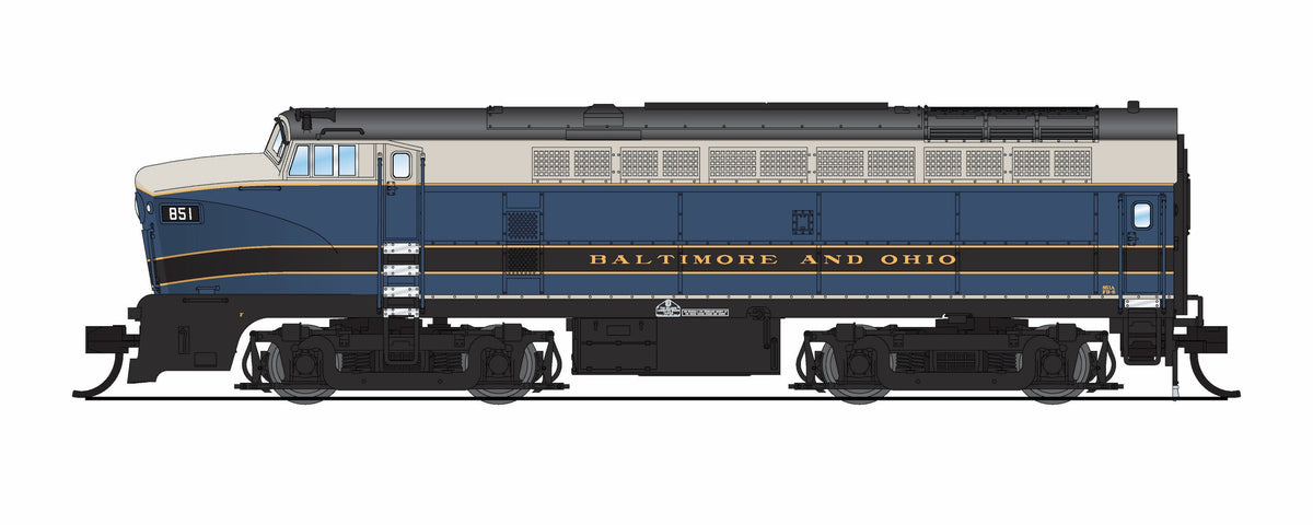 Broadway Limited Imports 9631 N B&O Sharknose, RF-16 A, As-Delivered, 857A, No-Sound / DCC-Ready - view 7