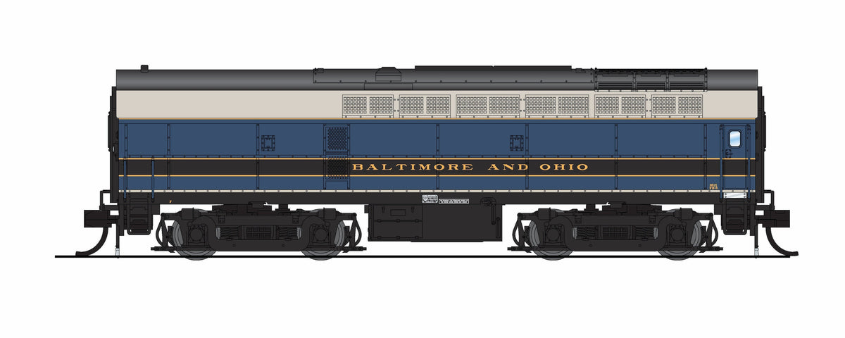 Broadway Limited Imports 9632 N B&O Sharknose, RF-16 B, As-Delivered, 857X, No-Sound / DCC-Ready - view 7