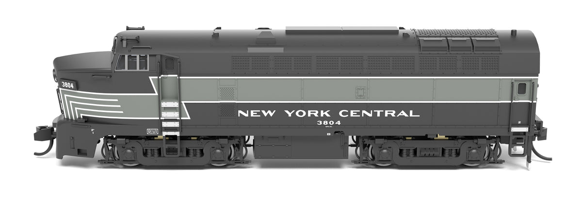 Broadway Limited Imports 9633 N NYC Sharknose, RF-16 A/B set, 3804/3706, Lightning Stripe, A-unit Paragon4 Sound/DC/DCC, Unpowered B-unit - view 4