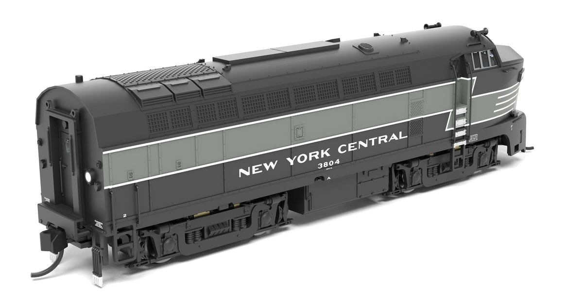 Broadway Limited Imports 9636 N NYC Sharknose, RF-16 A/B set, 3804/3706, Lightning Stripe, A-unit DCC-Ready, Unpowered B-unit - view 5