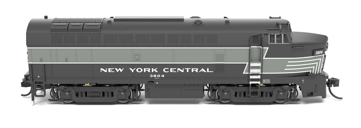 Broadway Limited Imports 9633 N NYC Sharknose, RF-16 A/B set, 3804/3706, Lightning Stripe, A-unit Paragon4 Sound/DC/DCC, Unpowered B-unit - view 3