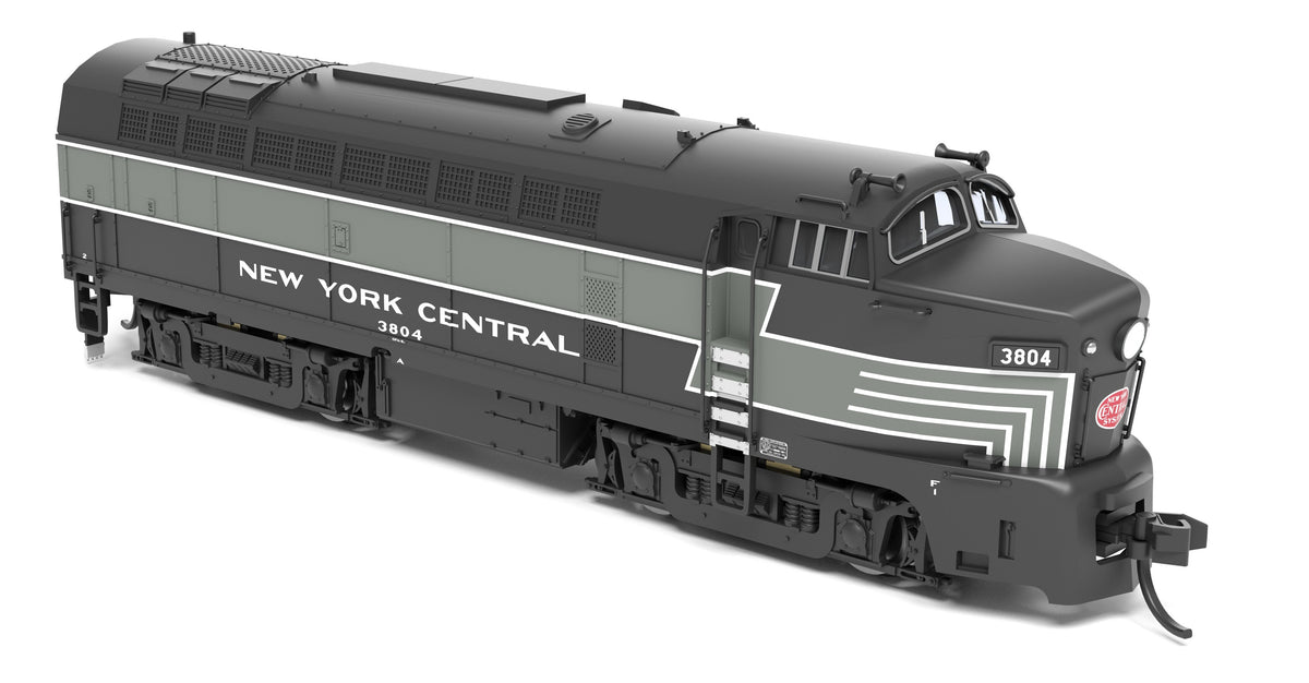 Broadway Limited Imports 9633 N NYC Sharknose, RF-16 A/B set, 3804/3706, Lightning Stripe, A-unit Paragon4 Sound/DC/DCC, Unpowered B-unit - view 2