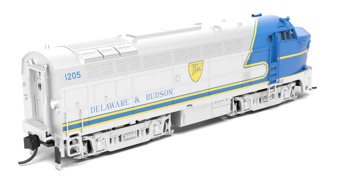 Broadway Limited Imports 9639 N D&H Sharknose, RF-16 A, 1205, Blue Warbonnet, Paragon4 Sound/DC/DCC - view 3