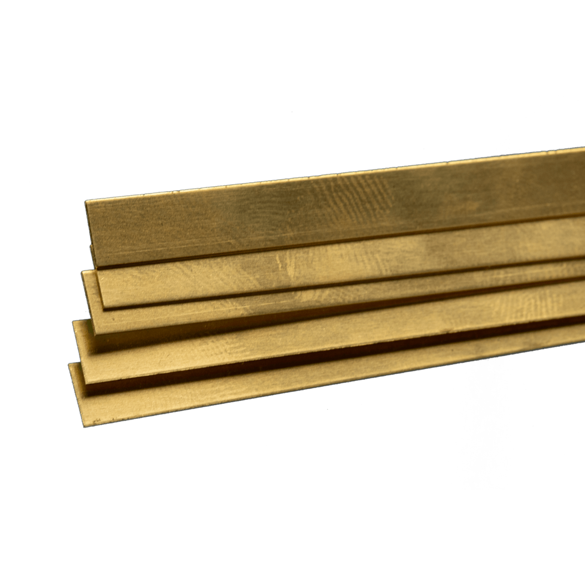 K&S 9709 Brass Strip 0.016" Thick x 1/4" Wide x 36" Long (5 Pieces) - Oakville Model Trains Depot