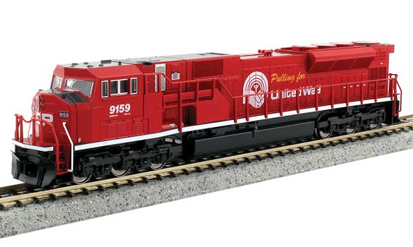 KATO 176-5628-DCC N Scale EMD SD90/43MAC CP Pulling for the United Way #9159