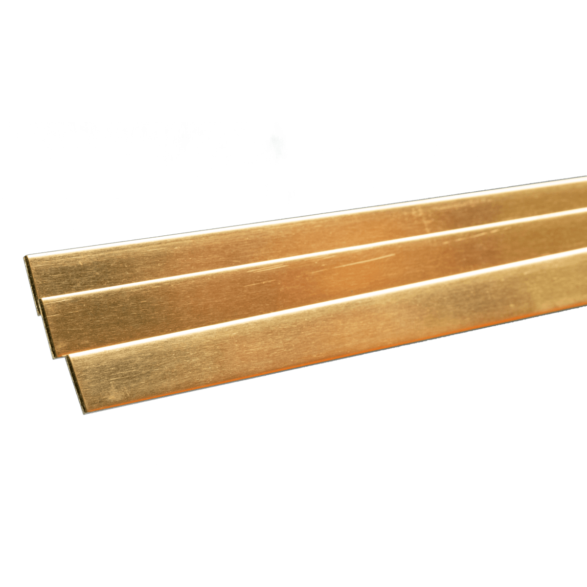 K&S 9730 Brass Strip 0.064" Thick x 1/2" Wide x 36" Long (3 Pieces) - Oakville Model Trains Depot