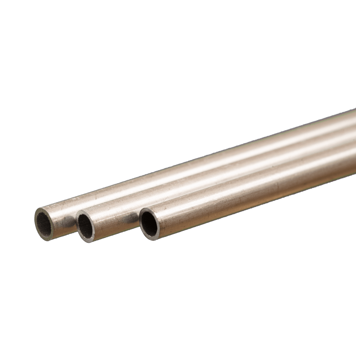 K&S 9803 Round Aluminum Tube 4mm OD x 0.45mm Wall x 300mm Long (3 Pieces) - Oakville Model Trains Depot