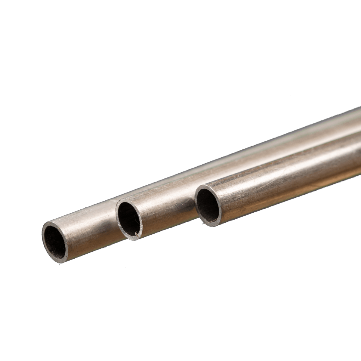 K&S 9804 Round Aluminum Tube 5mm OD x 0.45mm Wall x 300mm Long (3 Pieces) - Oakville Model Trains Depot