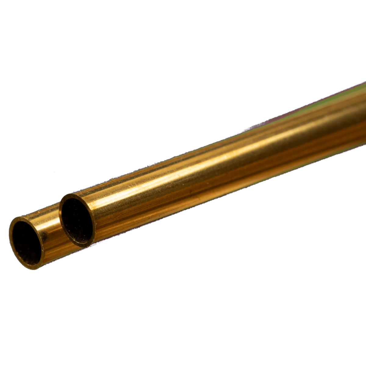 K&S 9824 Round Brass Tube 6mm OD 0.45mm Wall x 300mm Long (2 Pieces) - Oakville Model Trains Depot