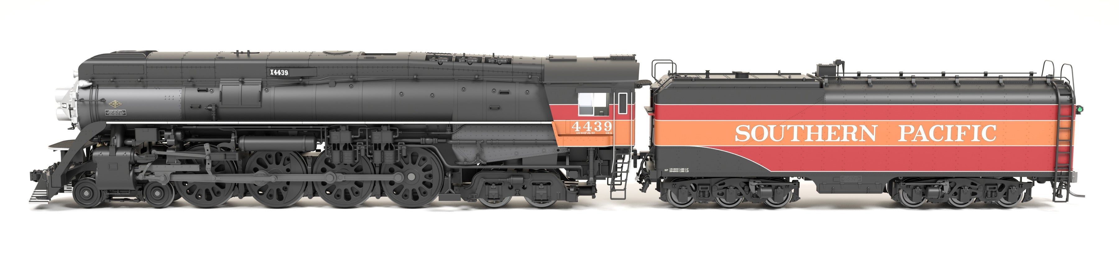 BLI 9832 HO GS-4 4-8-4 SP 4444 - front 3/4 view