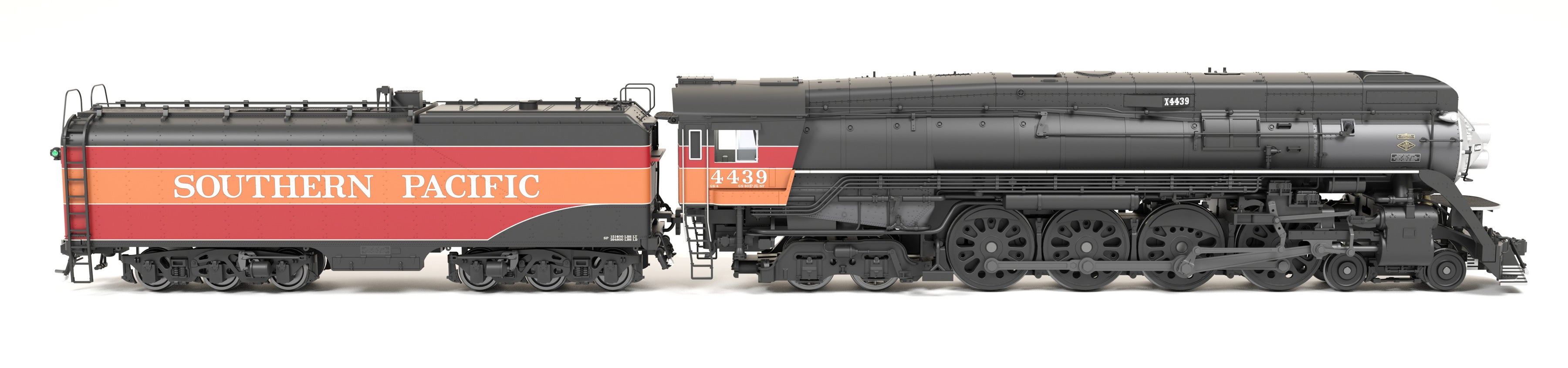 BLI 9833 HO GS-4 4-8-4 SP 4444 - roof and exhaust detail