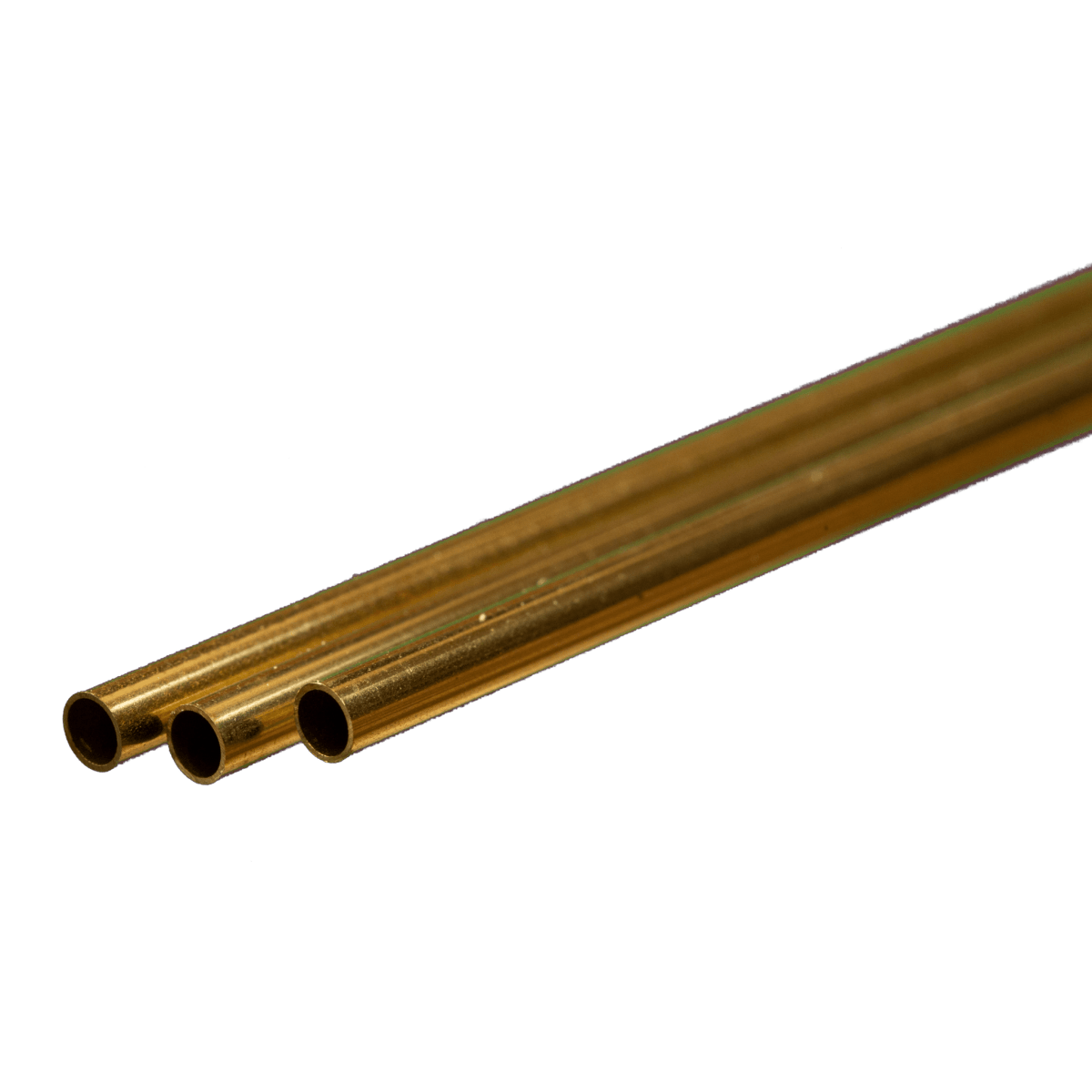 K&S 9834 Round Brass Tube 3mm OD x 0.225mm Wall x 300mm Long (3 Pieces) - Oakville Model Trains Depot
