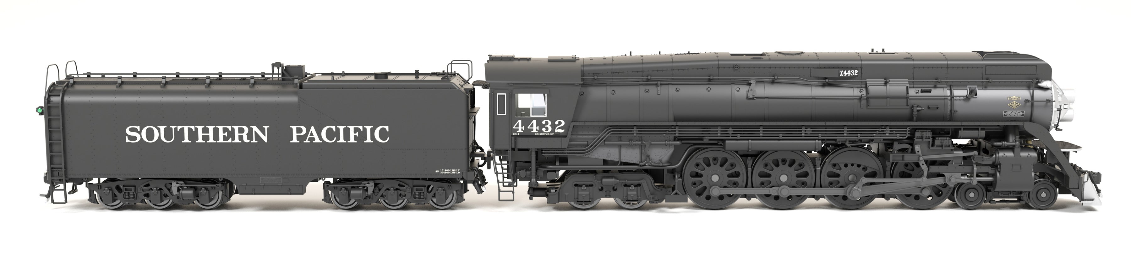 BLI 9836 HO GS-4 4-8-4 SP 4445 - roof and exhaust detail