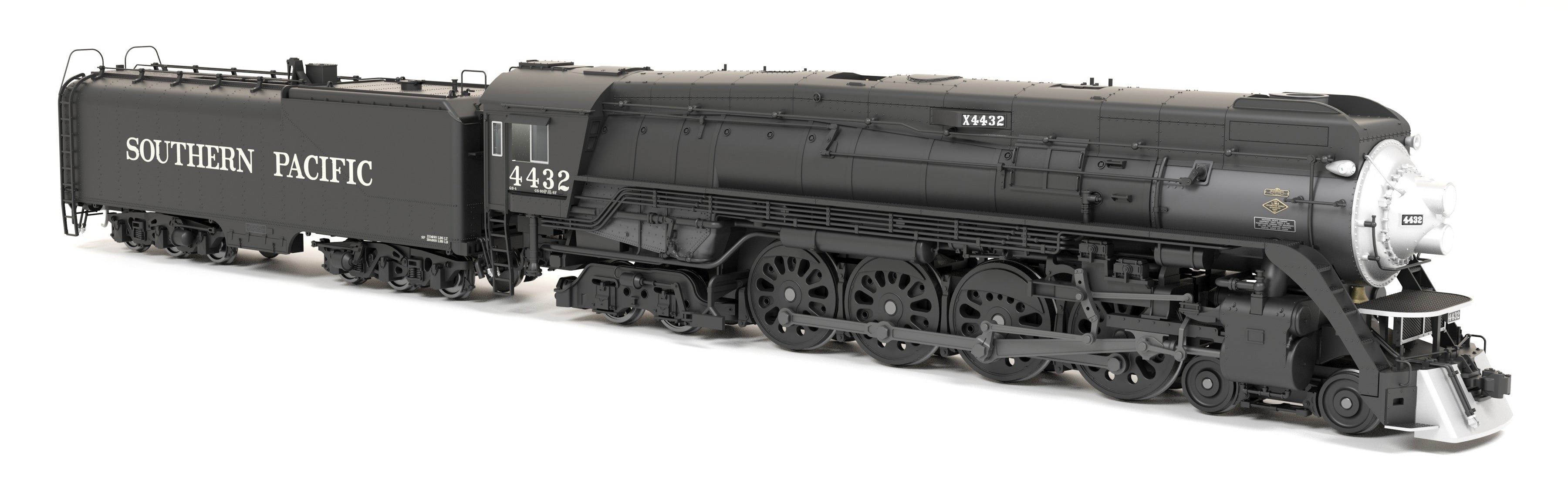 BLI 9837 HO GS-4 4-8-4 SP 4445 - underside view