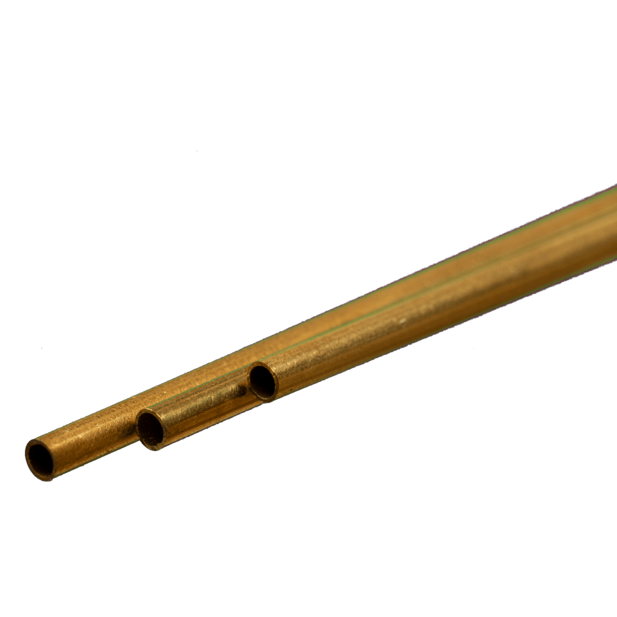 K&S 9835 Round Brass Tube 3.5mm OD x 0.225mm Wall x 300mm Long (3 Pieces) - Oakville Model Trains Depot