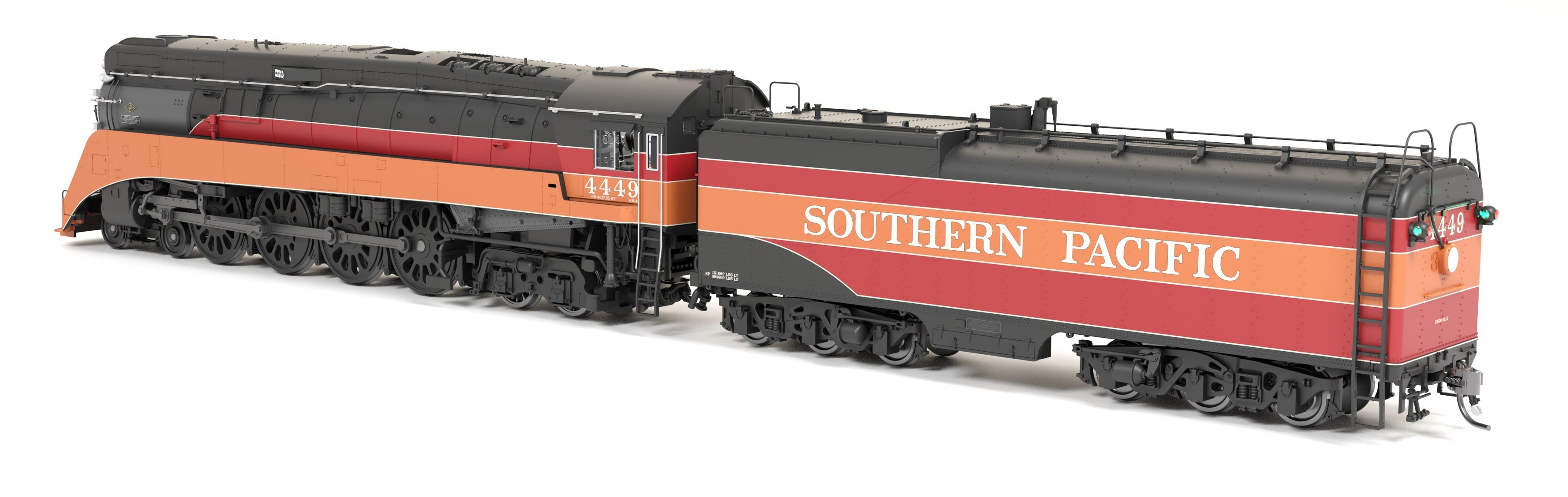 BLI 9838 HO GS-4 SP 4449 - rear 3/4 view