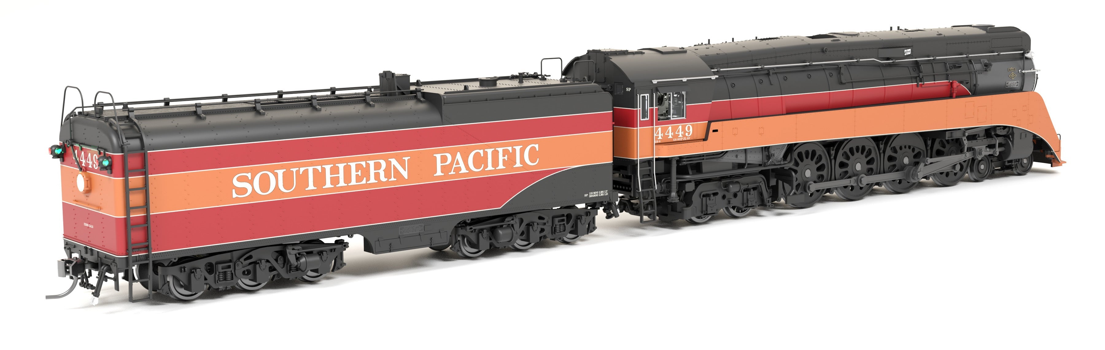BLI 9839 HO GS-4 SP 4449 - trucks and fuel tank