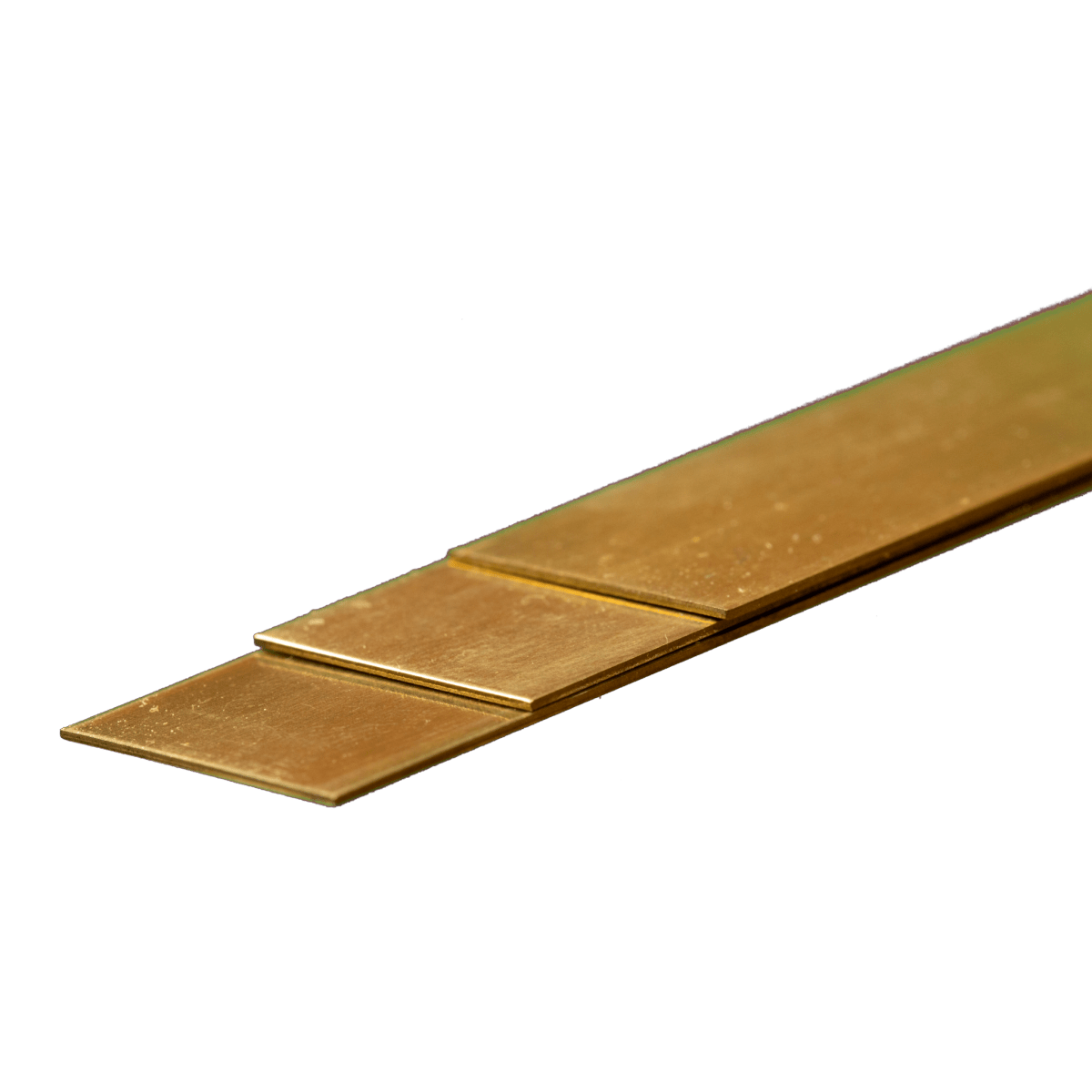 K&S 9842 Brass Strip 0.5mm Thick x 18mm Wide x 300mm Long (3 Pieces) - Oakville Model Trains Depot