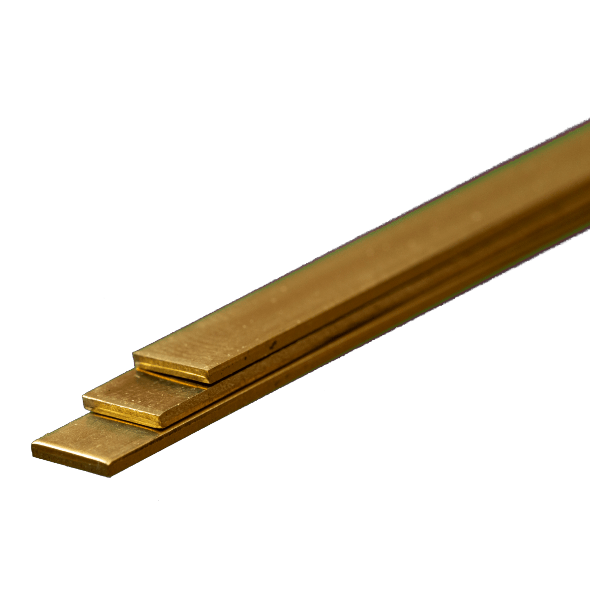K&S 9843 Brass Strip 1mm Thick x 6mm wide x 300mm Long (3 Pieces) - Oakville Model Trains Depot