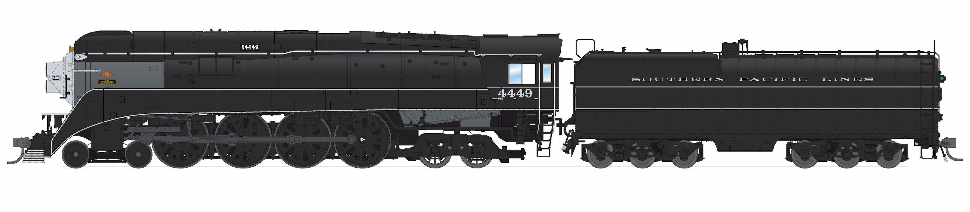 BLI 9843 HO GS-4 SP 4449 - opposite side view