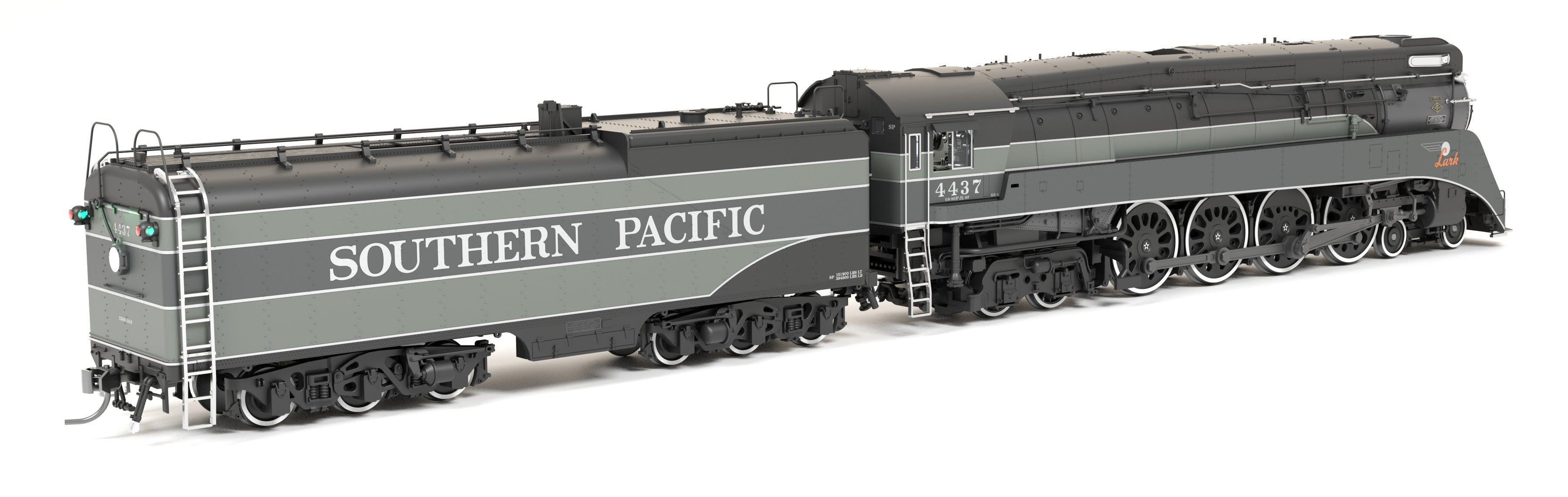 BLI 9844 HO GS-4 SP 4437 - trucks and fuel tank
