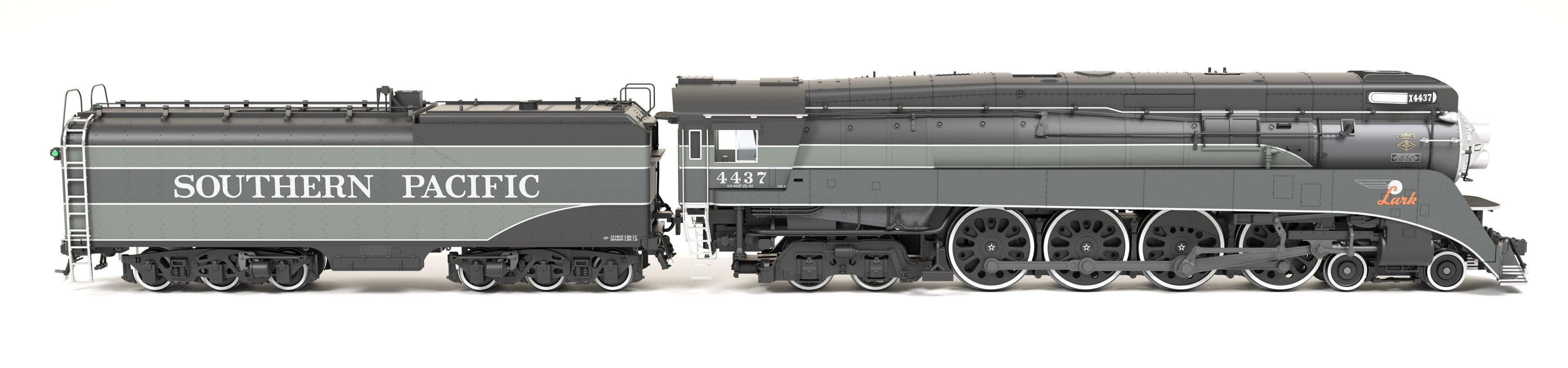 BLI 9844 HO GS-4 SP 4437 - roof and exhaust detail