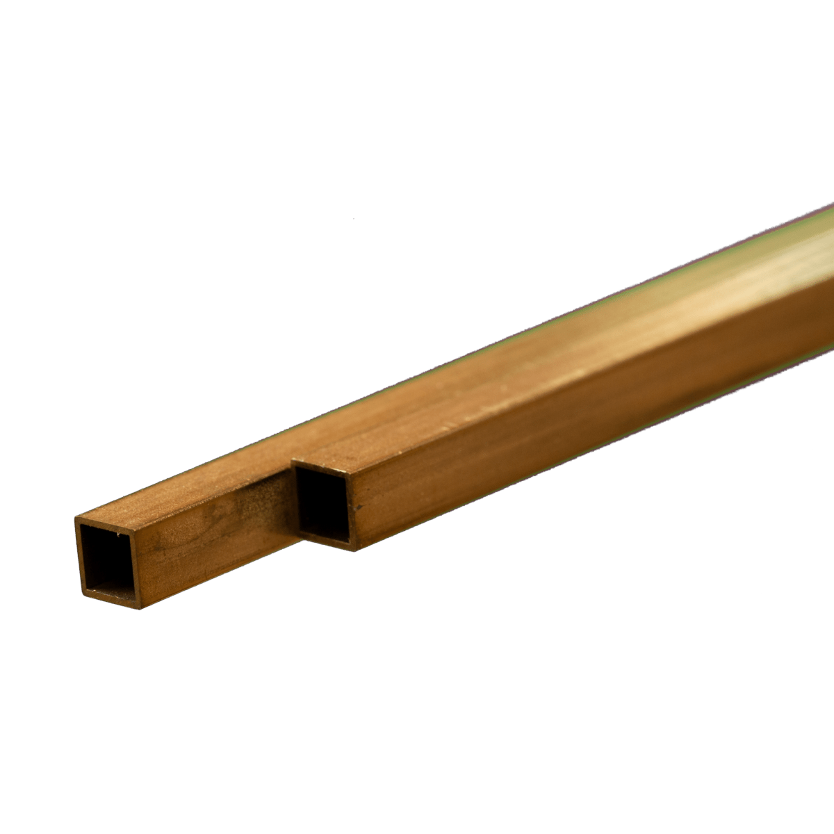 K&S 9853 Square Brass Tube 5mm OD x 0.45mm Wall x 300mm Long (2 Pieces) - Oakville Model Trains Depot