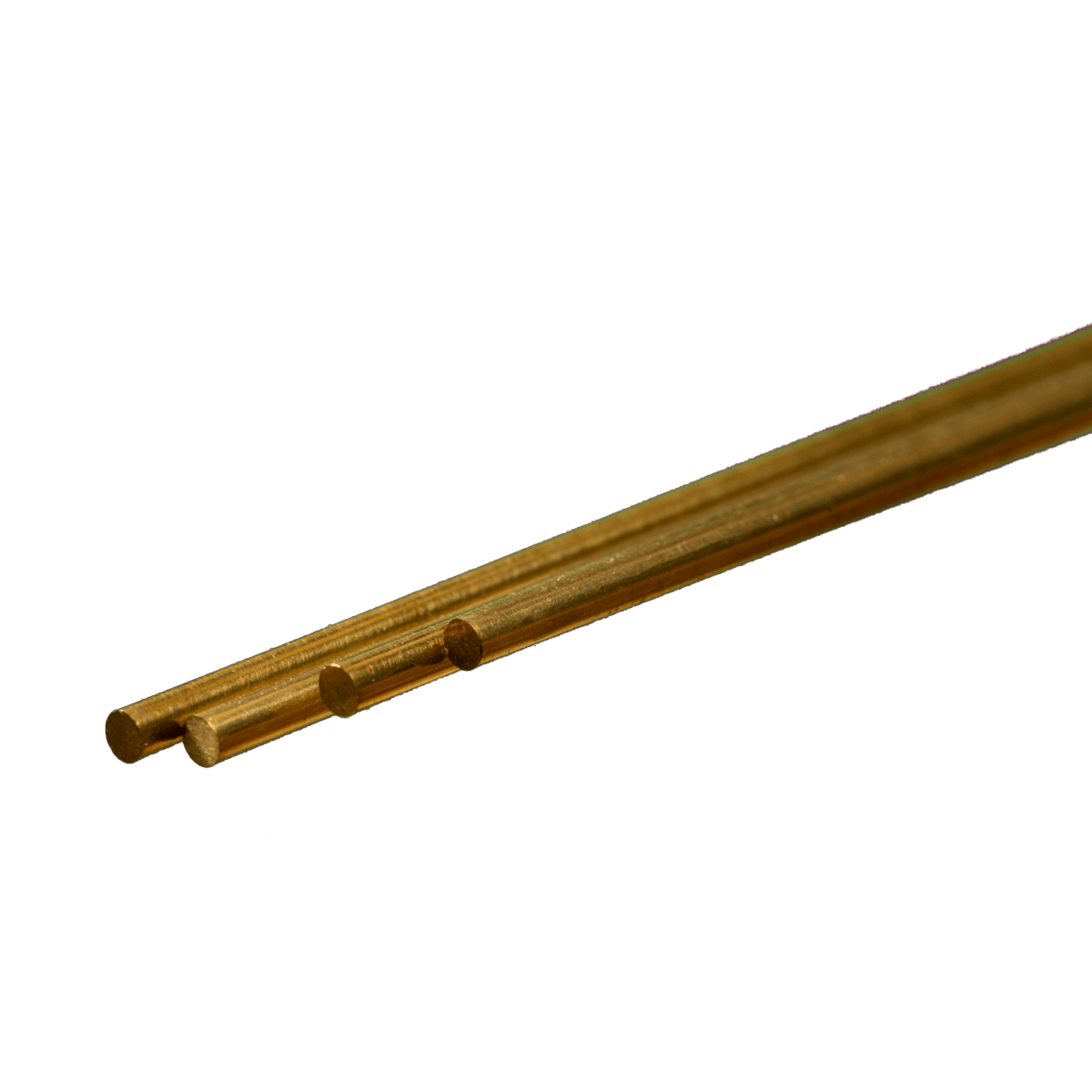 K&S 9864 Round Brass Rod 2.5mm OD x 300mm Long (4 Pieces) - Oakville Model Trains Depot