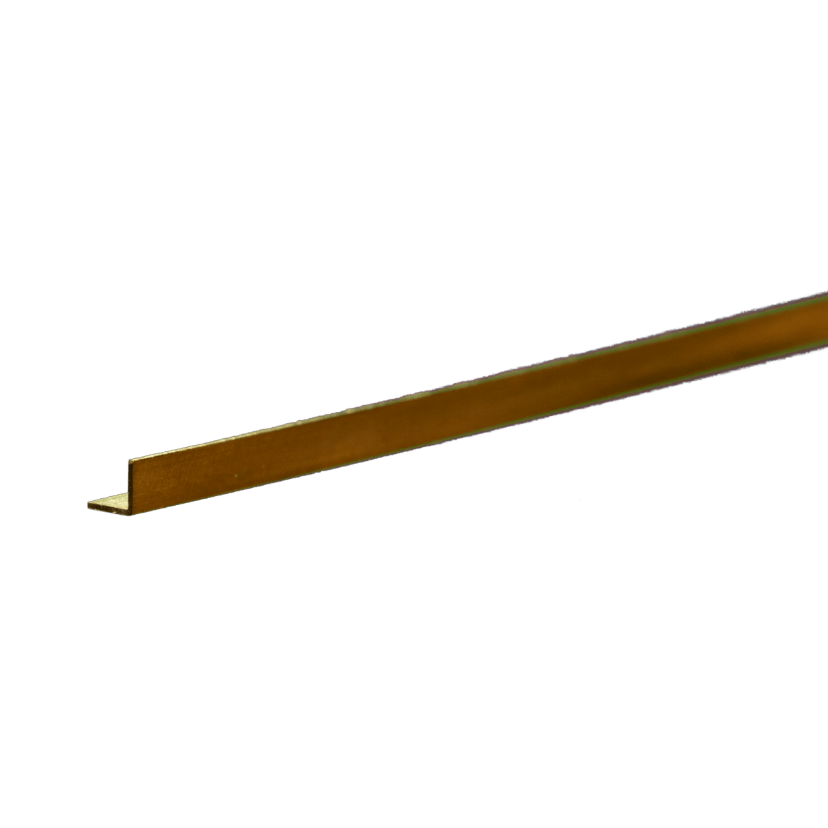 K&S 9880 Brass Angle 0.014" Wall - 1/8" Leg Length - 12" Long (1 Piece) - Oakville Model Trains Depot