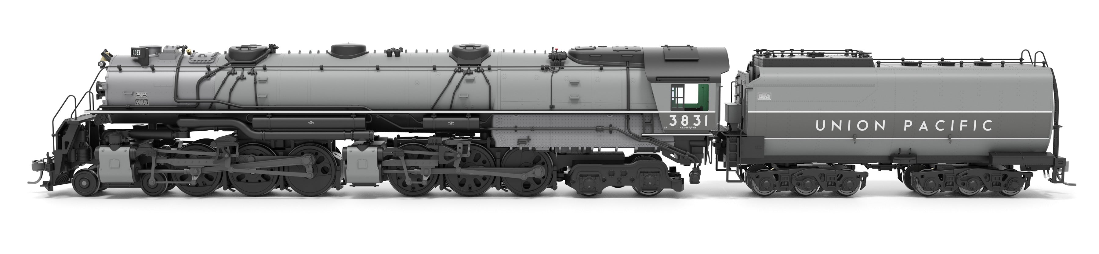 BLI 9916 HO Challenger CSA-2 UP 3831 - side profile view