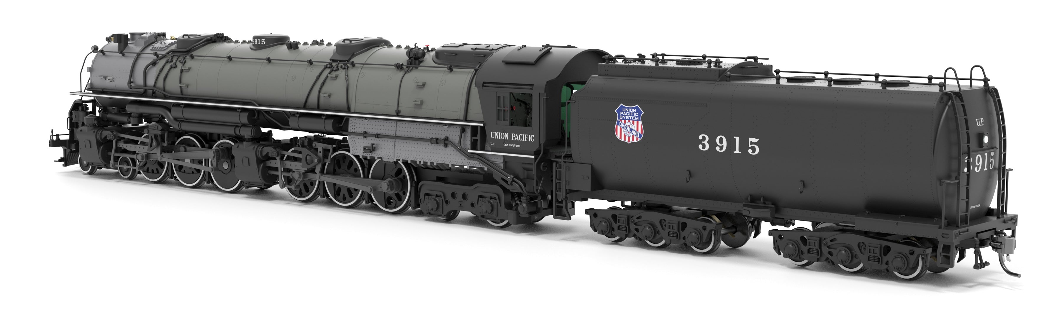 BLI 9917 HO Challenger CSA-2 UP 3915 - front 3/4 view