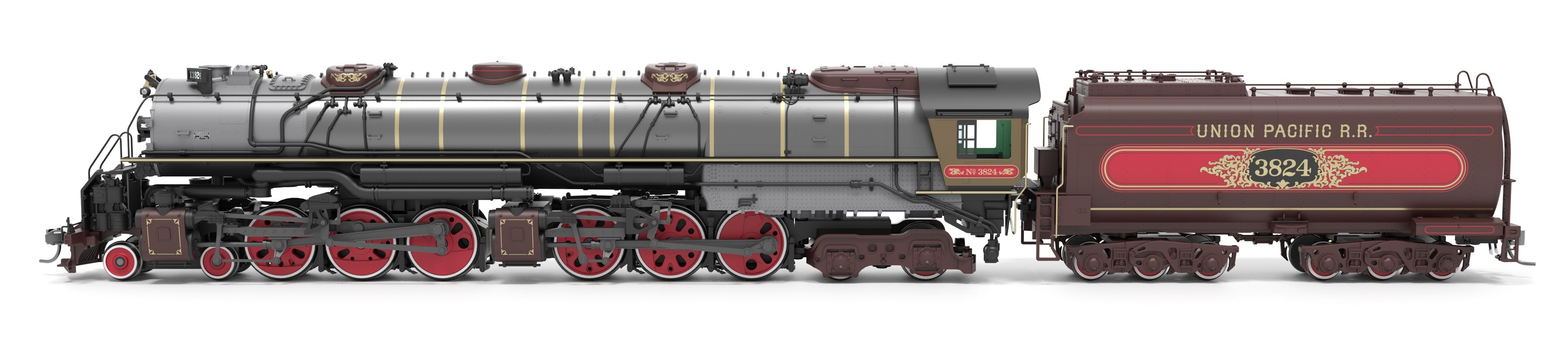 BLI 9920 HO Challenger CSA-2 UP 3824 - side profile view