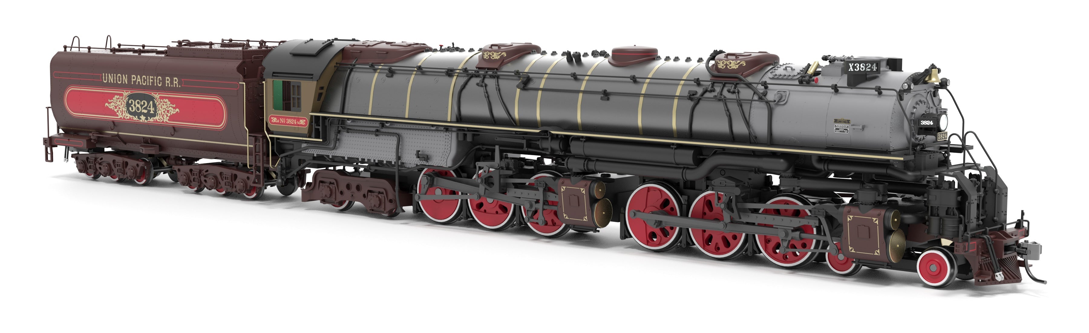 BLI 9919 HO Challenger CSA-2 UP 3824 - trucks and fuel tank