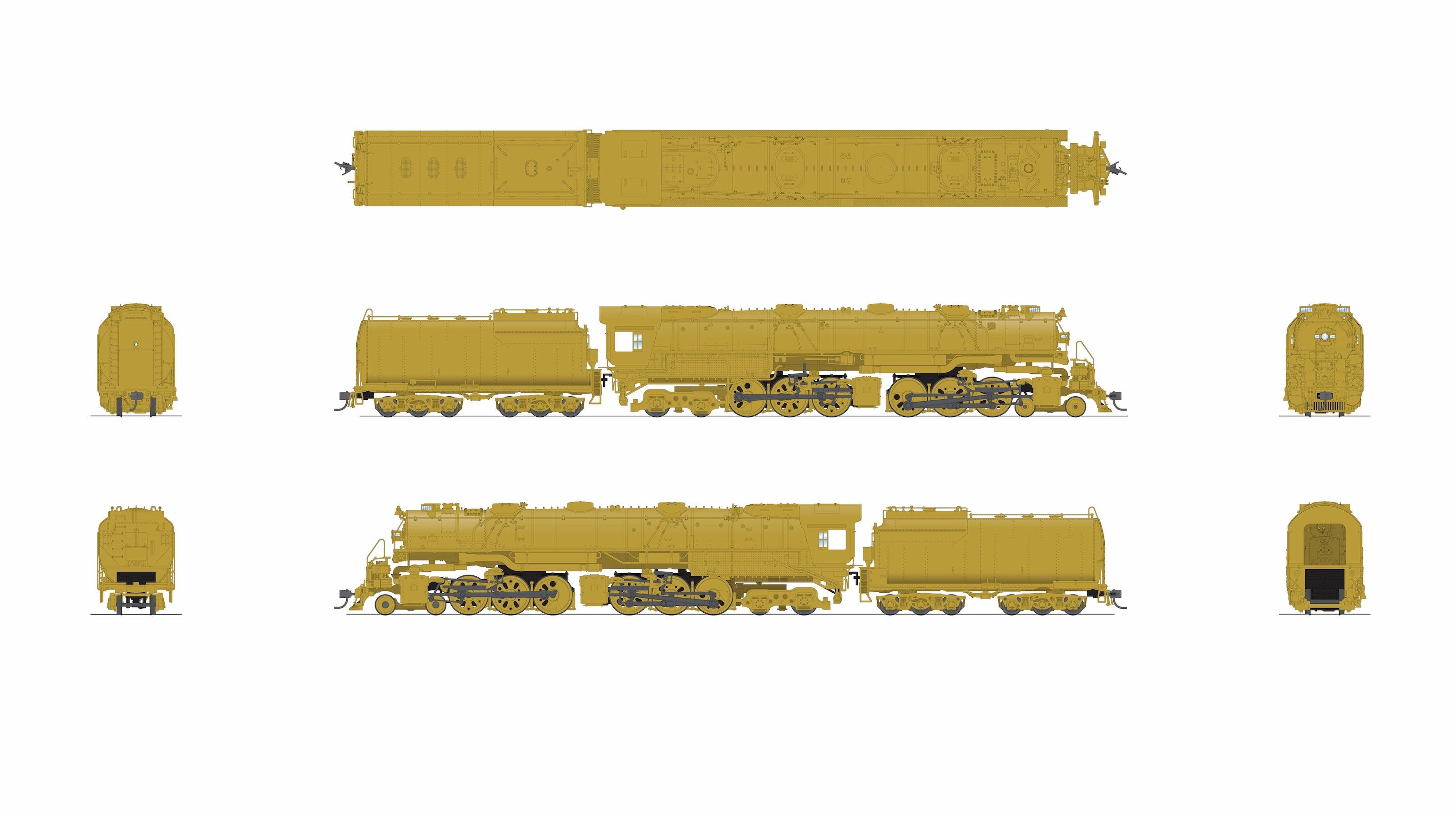 BLI 9921 HO Challenger CSA-2 UP - underside view