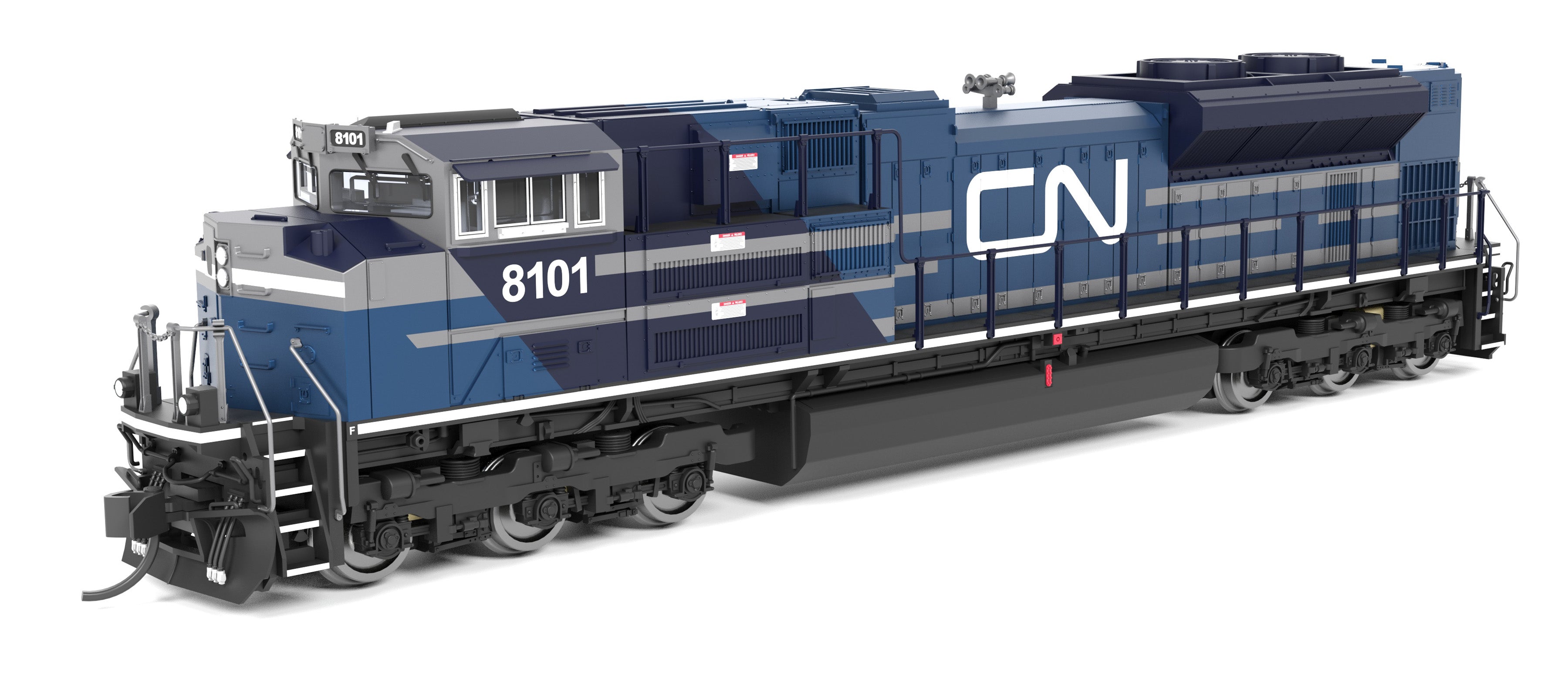 Broadway Limited Imports 9962 N EMD SD70ACe Canadian National 8101 Blue & White - main view